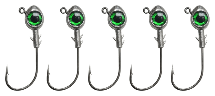 Lazer 3D Big Eye Jig Head - 5 Pack