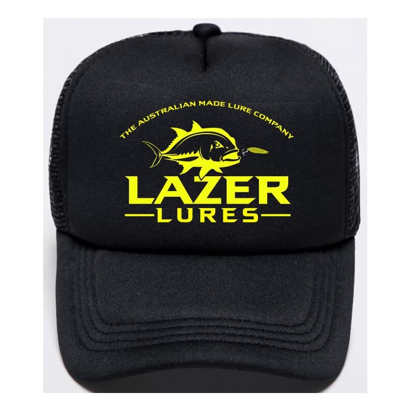 Lazer Lures Black Trucker Hat