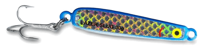 Lazer Slug - Blue Chrome