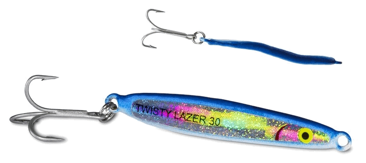 Twisty Lazer - Blue Chrome
