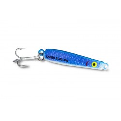 Lazer Slug Blue Pearl with VMC Saltwater Treble Hook